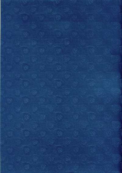 Embossed Card A4 - Pearl Blue (Hearts) - 225gsm